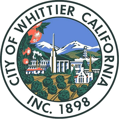 City of Whittier California seal.
